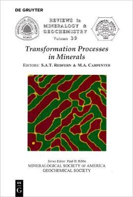 Transformation Processes in Minerals By Redfern, Simon A. (Paperback)