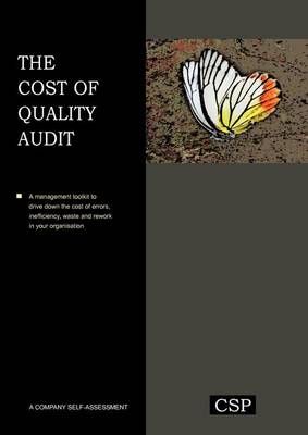 The Cost of Quality Audit By W Jeffery Howard 9780955970764