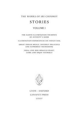 Stories I By Sri Chinmoy 9780993308048 (Hardback)