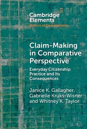 Claim-Making in Comparative Perspective 9781009517812 (Hardback)