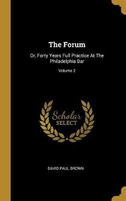Forum By Brown 9781011275953 (Hardback)