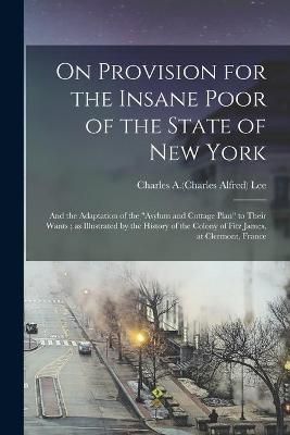 On Provision for the Insane Poor of the State of New York By Lee