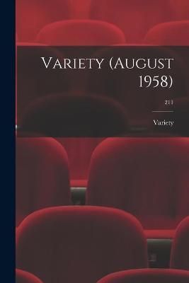 Variety (August 1958); 211 By Variety (creator) 9781014864369