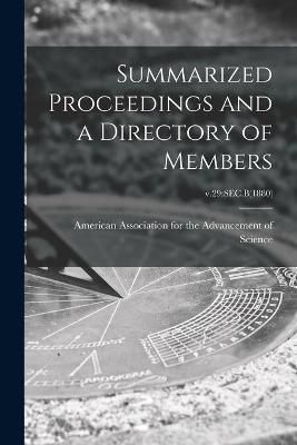 Summarized Proceedings and a Directory of Members; v.29 9781015063471