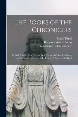Books of the Chronicles By Kittel 9781015361935 (Paperback)