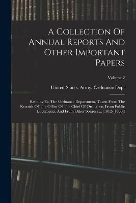 Collection Of Annual Reports And Other Important Papers 9781016868037