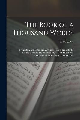 Book of a Thousand Words By Matthew 9781017190403 (Paperback)