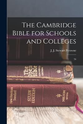Cambridge Bible for Schools and Colleges By Perowne 9781018164441
