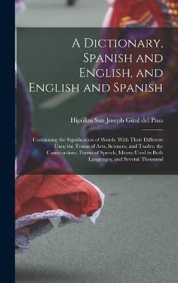 Dictionary, Spanish and English, and English and Spanish 9781018593913