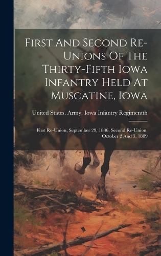 First And Second Re-unions Of The Thirty-fifth Iowa Infantry Held At Muscatine, Iowa