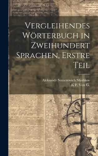 Vergleihendes Wörterbuch in zweihundert Sprachen, Erstre Teil