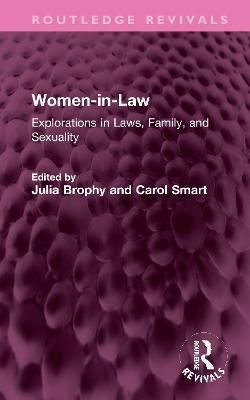 Women-in-Law By Julia Brophy (editor), Carol Smart (editor) (Hardback)