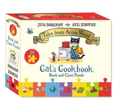 Cat's Cookbook Book and Giant Puzzle Gift Set 9781035045815