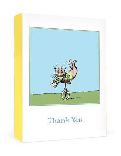 Edward Gorey: Unicycle Cat Boxed Thank You Notes 9781087503462