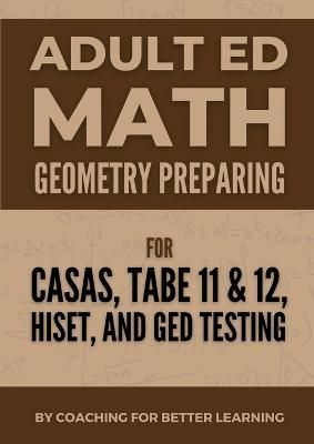 Adult Ed Math By Coaching for Better Learning 9781088041376