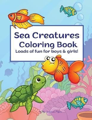 Sea Creatures Coloring Book By Papers 9781088050262 (Paperback)