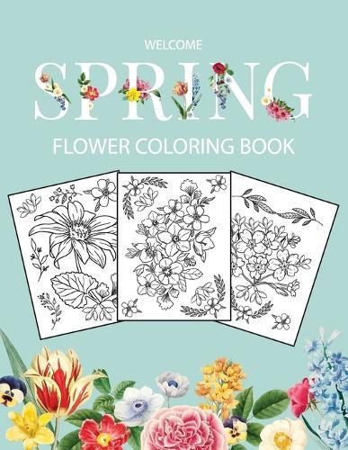 Flower Coloring Book By Bucur House 9781088191736 (Paperback)
