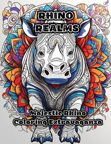 Rhino Realms By Colorzen 9781088292457 (Paperback)