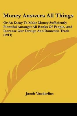 Money Answers All Things By Jacob Vanderlint 9781104134907 (Paperback)
