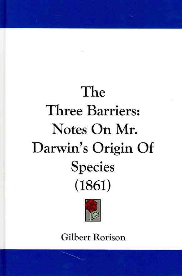 The Three Barriers By Gilbert Rorison 9781104428006