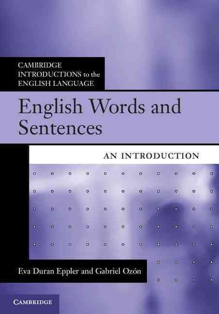 English Words and Sentences By Eppler, Eva Duran 9781107001329