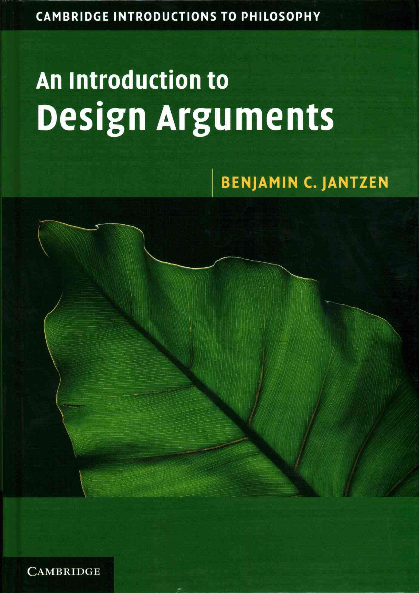 An Introduction to Design Arguments By Jantzen, Benjamin C. (Hardback)