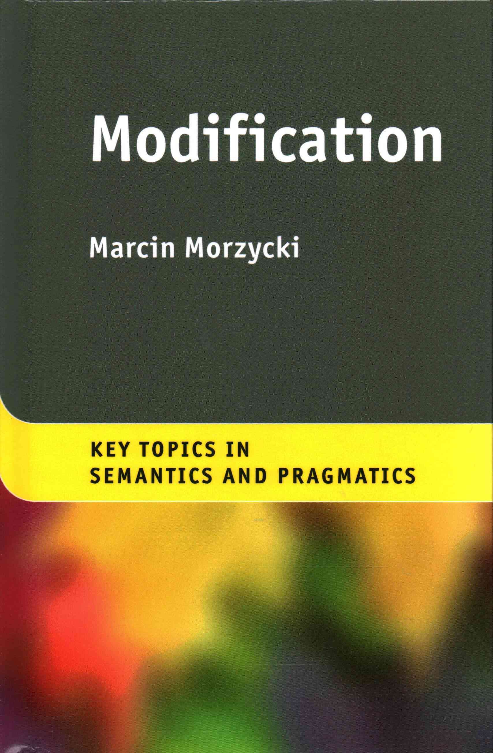 Modification By Morzycki, Marcin 9781107009752 (Hardback)