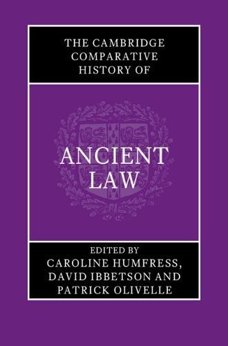 The Cambridge Comparative History of Ancient Law 9781107035164