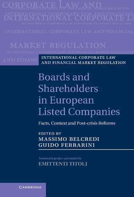 Boards and Shareholders in European Listed Companies 9781107040564
