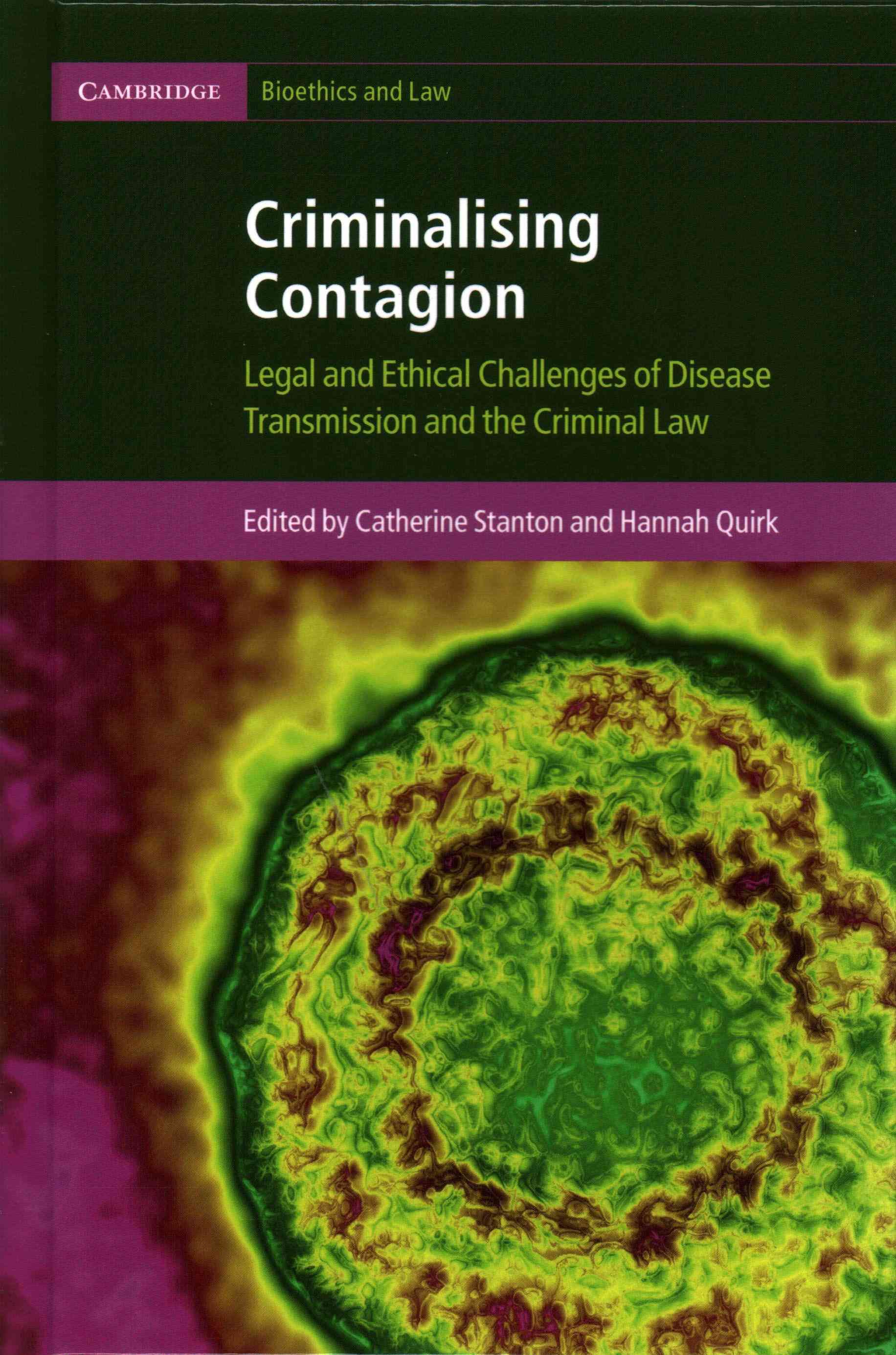 Criminalising Contagion 9781107091825 (Hardback)