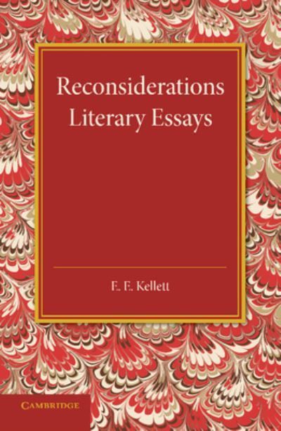 Reconsiderations By E. E. Kellett 9781107426795 (Paperback)