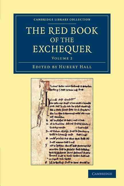 The Red Book of the Exchequer By Hubert Hall (editor) 9781108053259