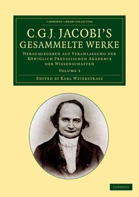 C. G. J. Jacobi's Gesammelte Werke 9781108059268 (Paperback)