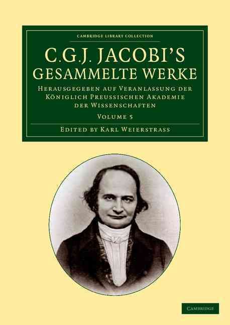C. G. J. Jacobi's Gesammelte Werke 9781108059282 (Paperback)