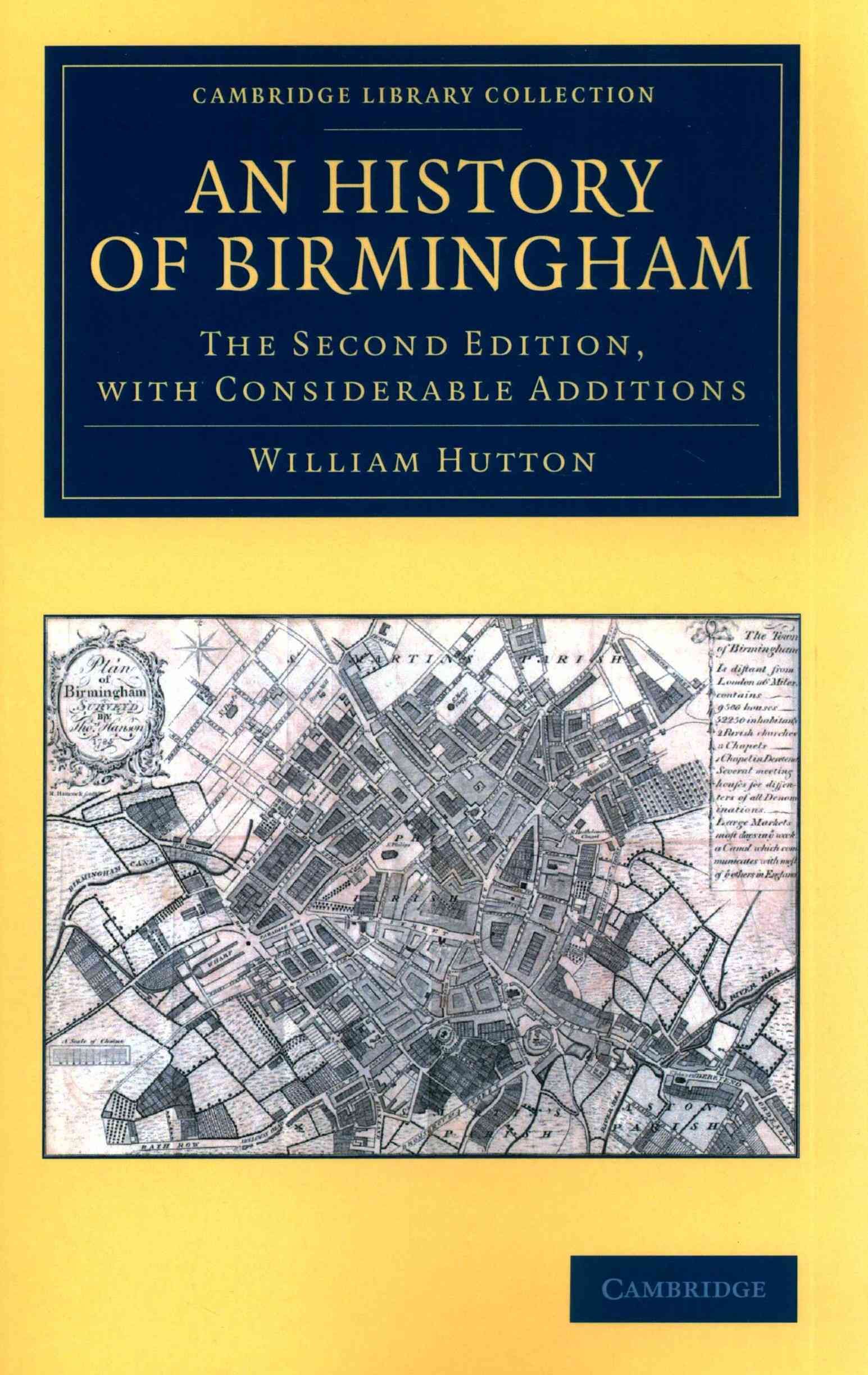 An History of Birmingham By William Hutton 9781108084062 (Paperback)