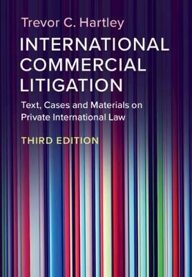 International Commercial Litigation By Trevor C. Hartley 9781108721134
