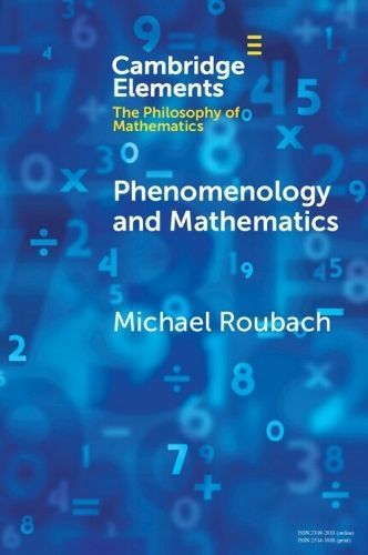 Phenomenology and Mathematics By Michael Roubach 9781108995399