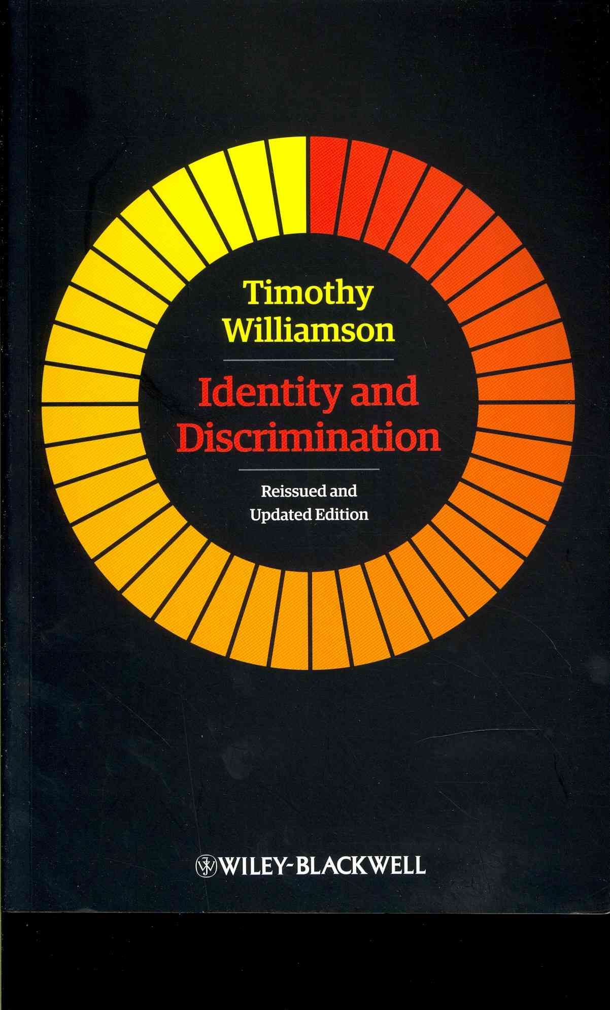 Identity and Discrimination By Timothy Williamson 9781118432594