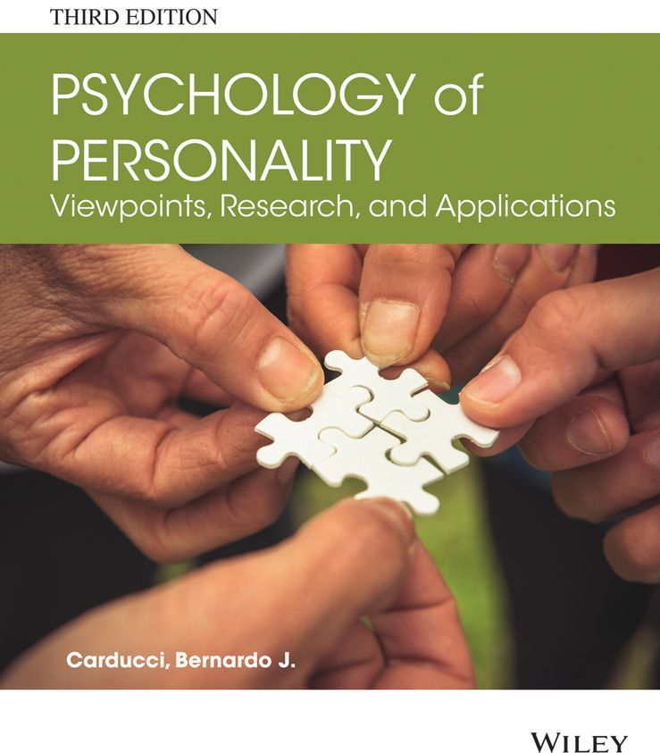 The Psychology of Personality By Bernardo J. Carducci 9781118504437