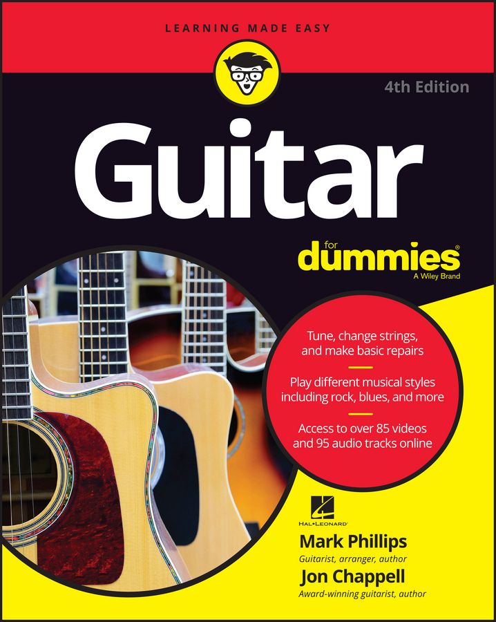 Guitar for Dummies By Mark Phillips, Jon Chappell 9781119293354