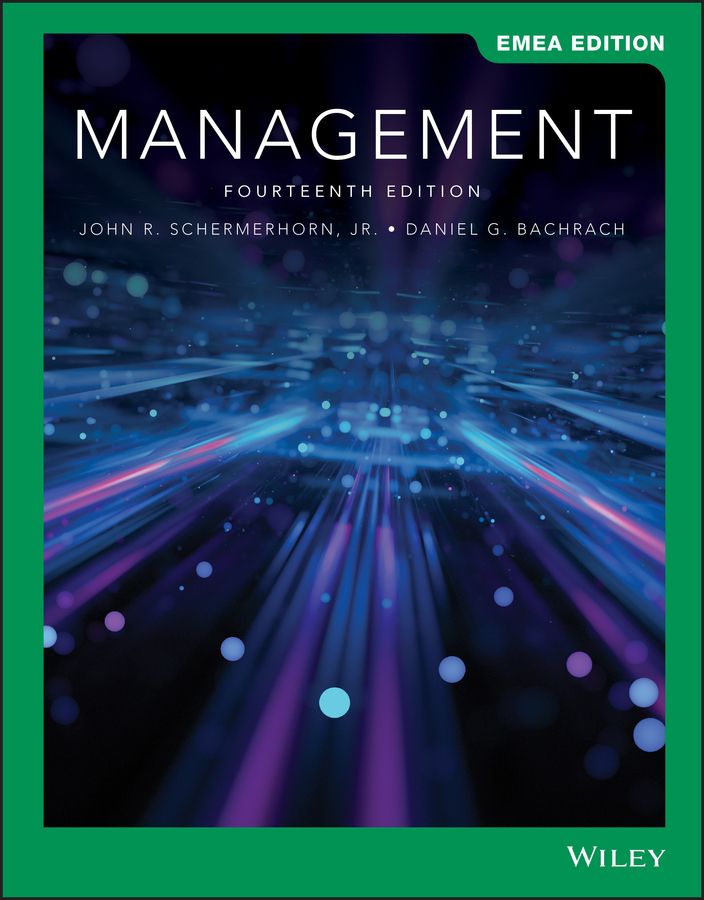 Management By Daniel G. Bachrach, John R. Schermerhorn 9781119677796