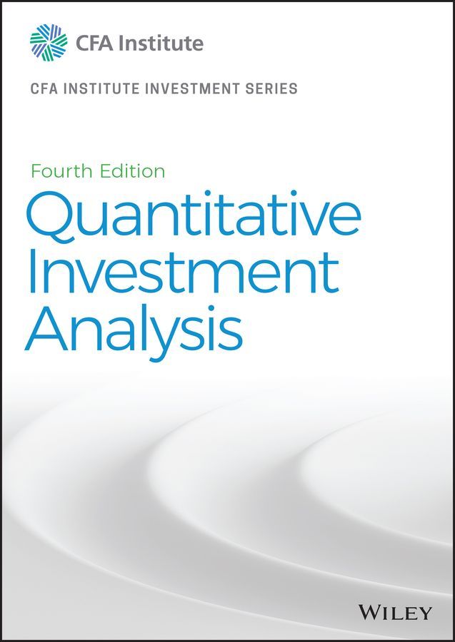 Quantitative Investment Analysis 9781119743620 (Hardback)