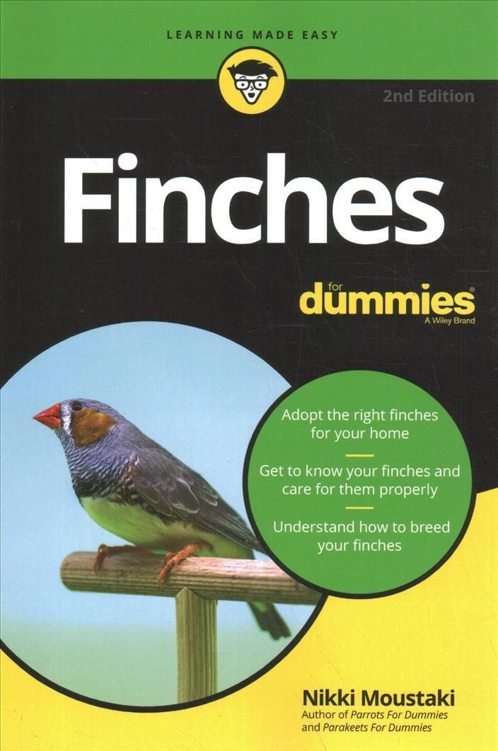 Finches For Dummies By Nikki Moustaki 9781119755319 (Paperback)