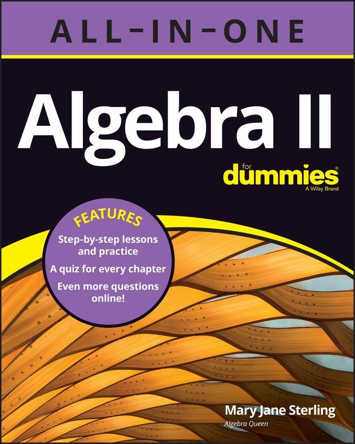 Algebra II All-in-One for Dummies By Mary Jane Sterling 9781119896265