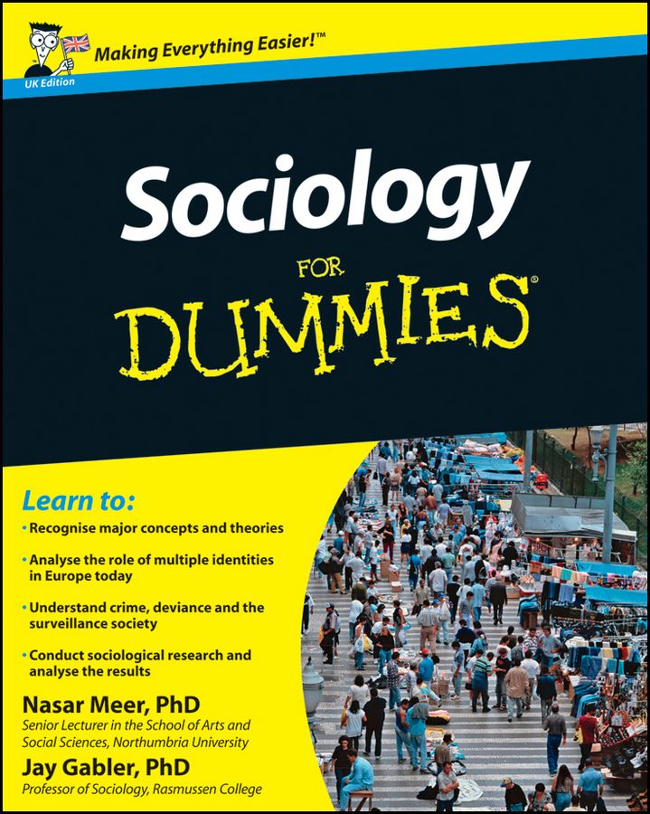 Sociology for Dummies By Nasar Meer, Jay Gabler 9781119991342