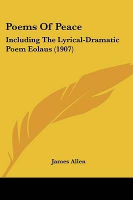 Poems Of Peace By Associate Professor of Philosophy James Allen
