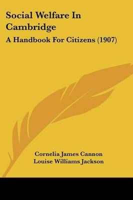 Social Welfare In Cambridge 9781120866813 (Paperback)