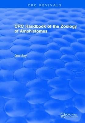 CRC Handbook of the Zoology of Amphistomes By Otto Sey 9781138105430
