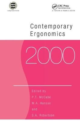 Contemporary Ergonomics 2000 9781138433083 (Hardback)