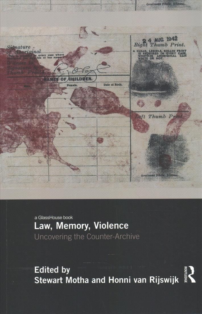 Law, Memory, Violence 9781138570436 (Paperback)